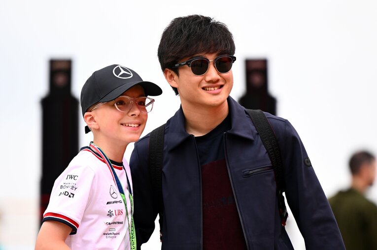 イギリスGPの角田裕毅　©Red Bull Content Pool