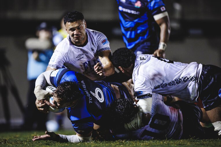 難敵フィジーを相手に劇的な逆転勝利を収めたフィジー戦　©Kiichi Matsumoto
