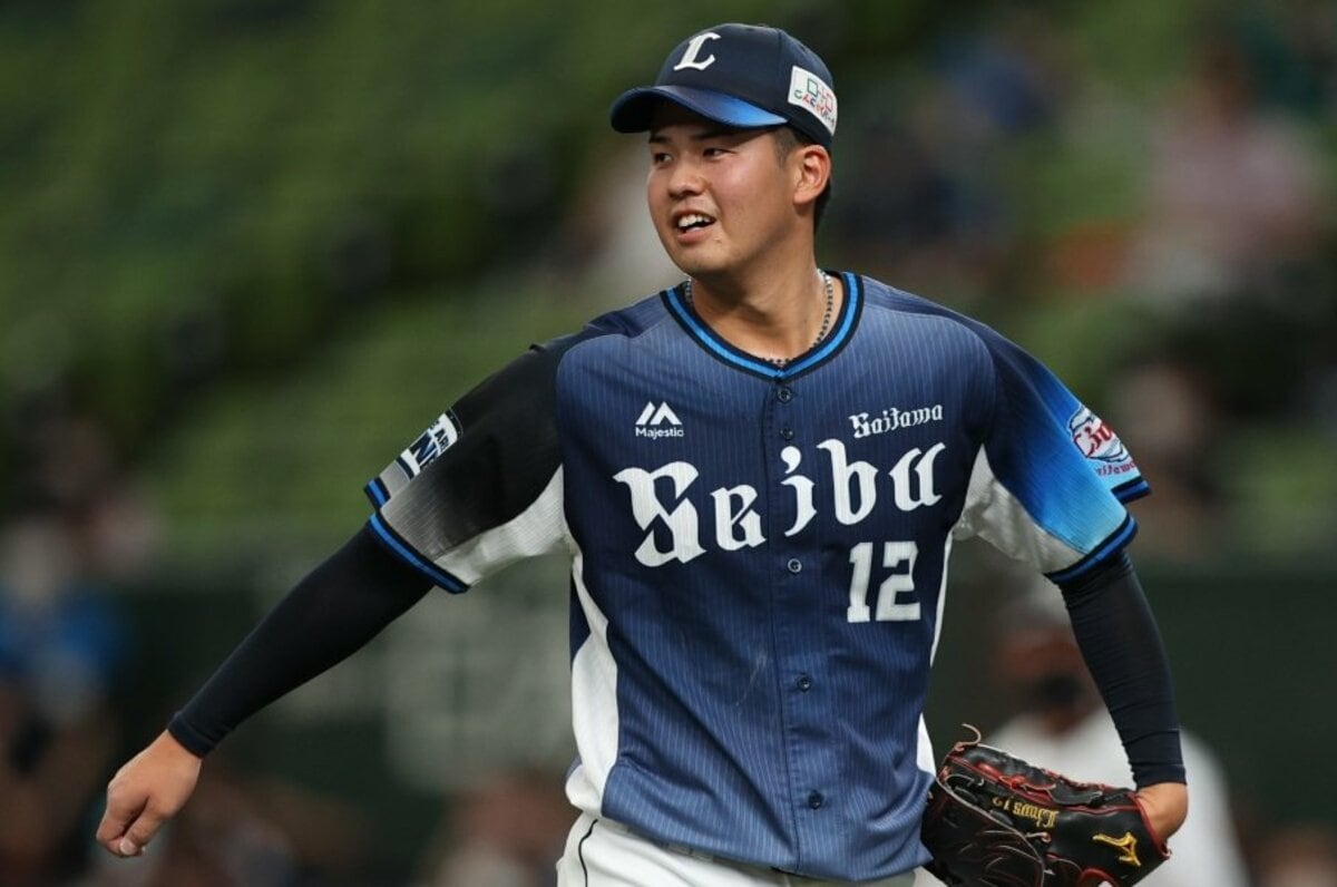 大谷翔平にそっくり ライオンズの人気者 191cm 渡邉勇太朗 21歳 がお手本にした 一番乗りの内海さん プロ野球 Number Web ナンバー