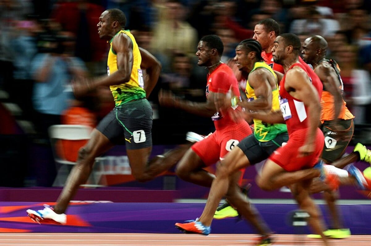 もう腹をくくるしかない」ロンドン2012・男子100m決勝で数々の奇跡が重なった中で“絶対王者”ウサイン・ボルトを撮影した思い出の1シーン（2／2）  - 短距離走 - Number Web - ナンバー