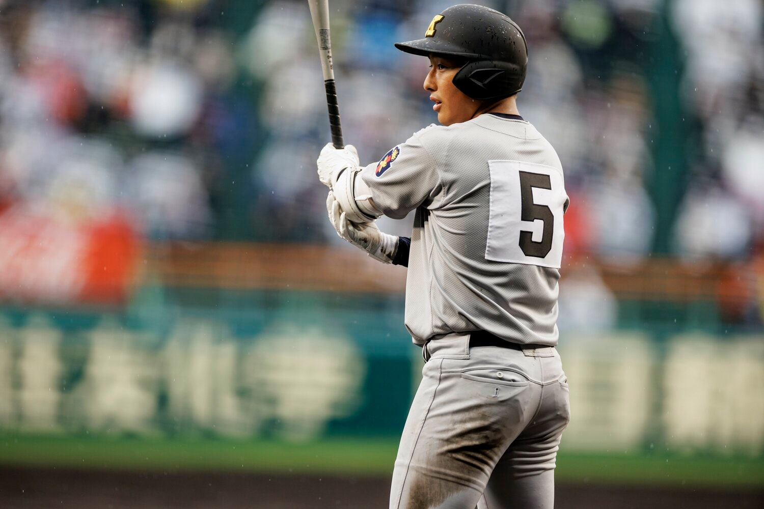 今春のセンバツ甲子園で話題を集めた清原勝児　©Kichi Matsumoto