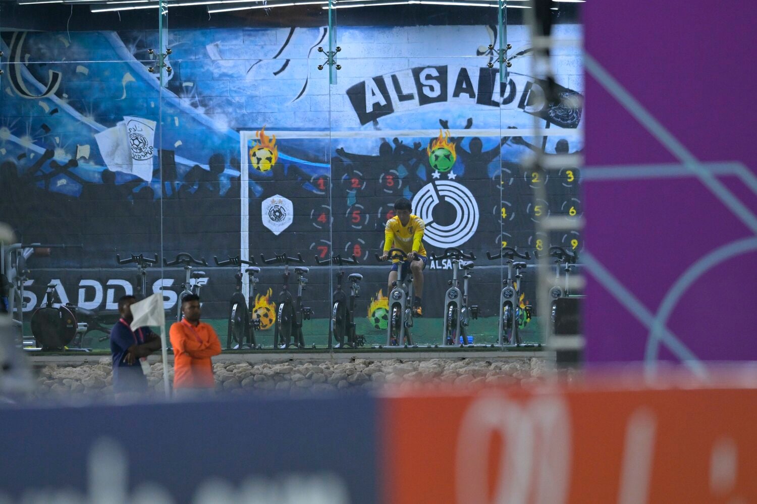 29日、別メニューをこなす遠藤の姿　©Koki Nagahama／JMPA