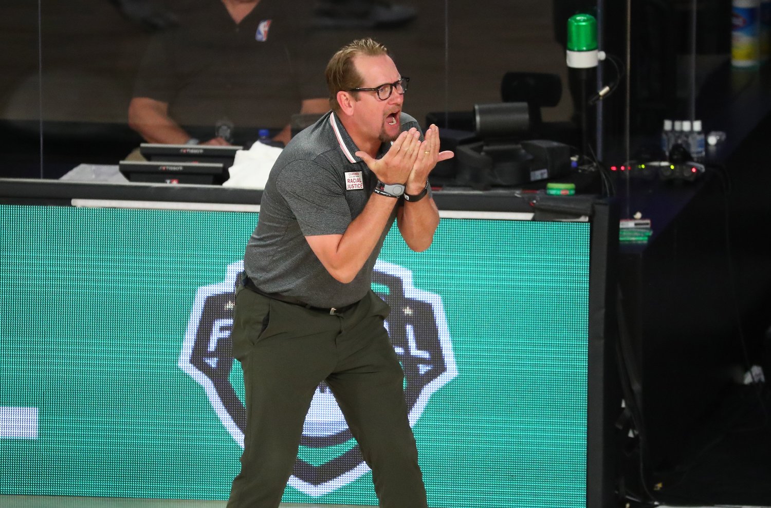 ラプターズを率いるニック・ナースHC　©︎Getty Images