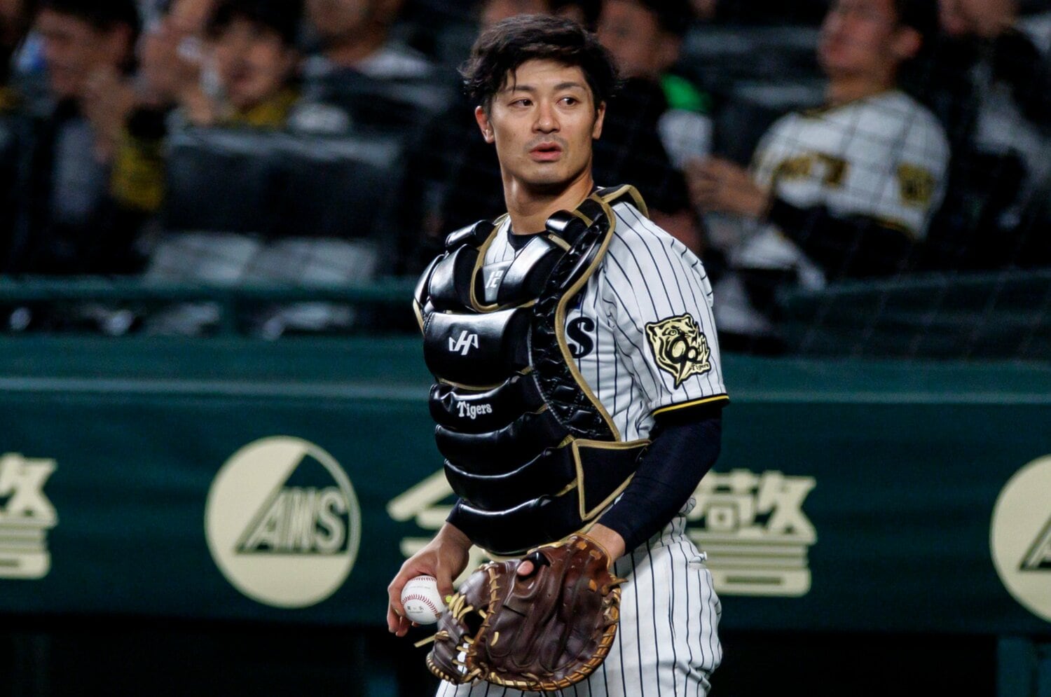日本シリーズ第5戦で柳田悠岐に被弾…石井大智“あの外角ストレート”は配球ミスだったのか？ 阪神・坂本誠志郎の本音「もう1回戻れるとしたら…」＜Number Web＞ photograph by Kiichi Matsumoto
