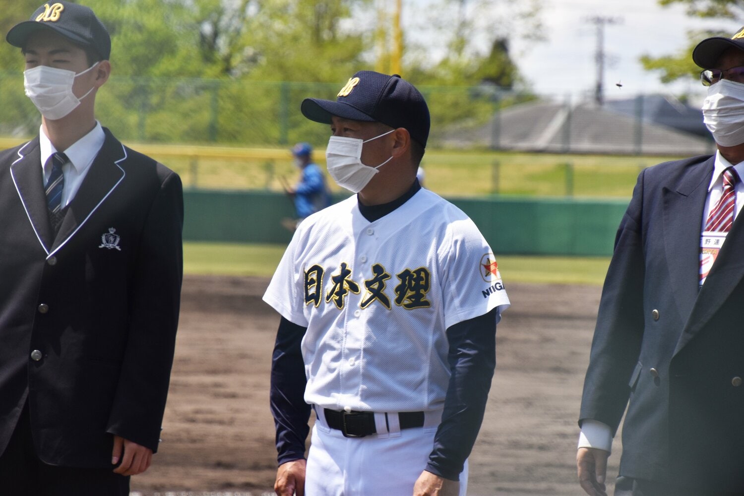 日本文理の鈴木崇監督も大きな期待を寄せている ©Takahiro Kikuchi