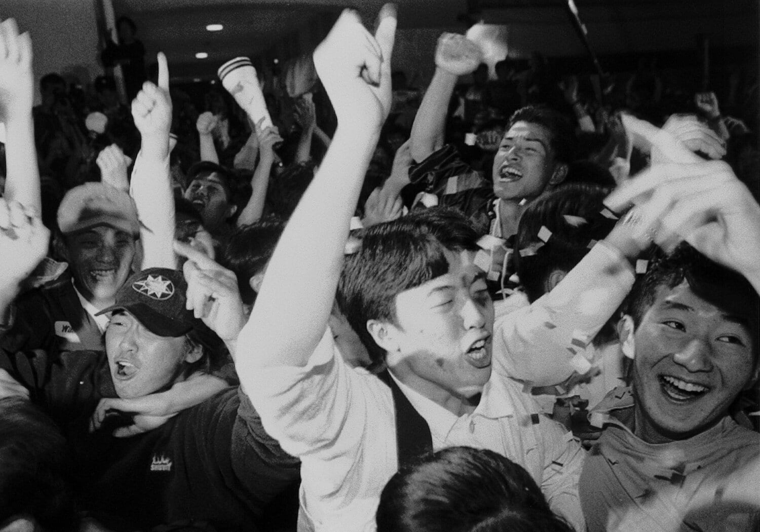 オリックス優勝に歓喜する神戸の人々 ©JIJI PRESS