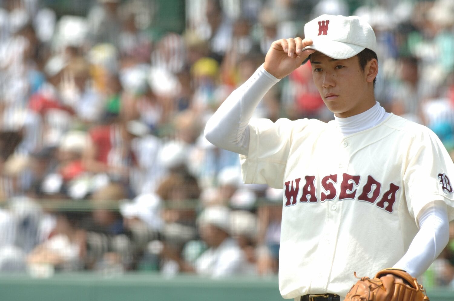 早稲田実のエース・斎藤佑樹　©BUNGEISHUNJU