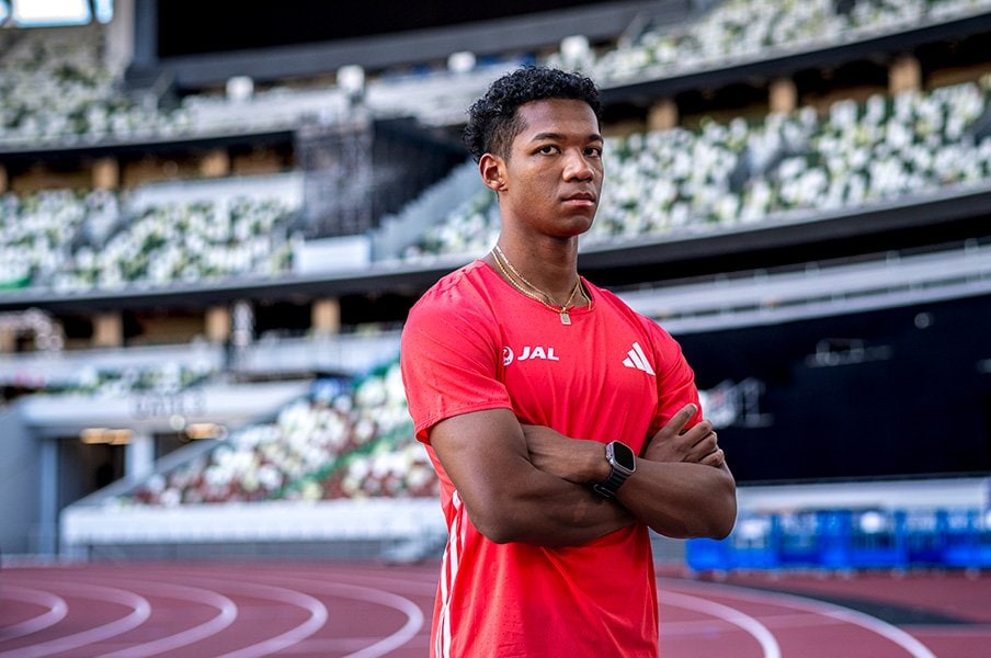 日本人初の快挙「12秒台」を自信に世界最高峰に挑む村竹ラシッド。「愛される選手になりなさい」。恩師の言葉が支える日本ハードル界の希望＜Number Web＞ photograph by Takuya Sugiyama