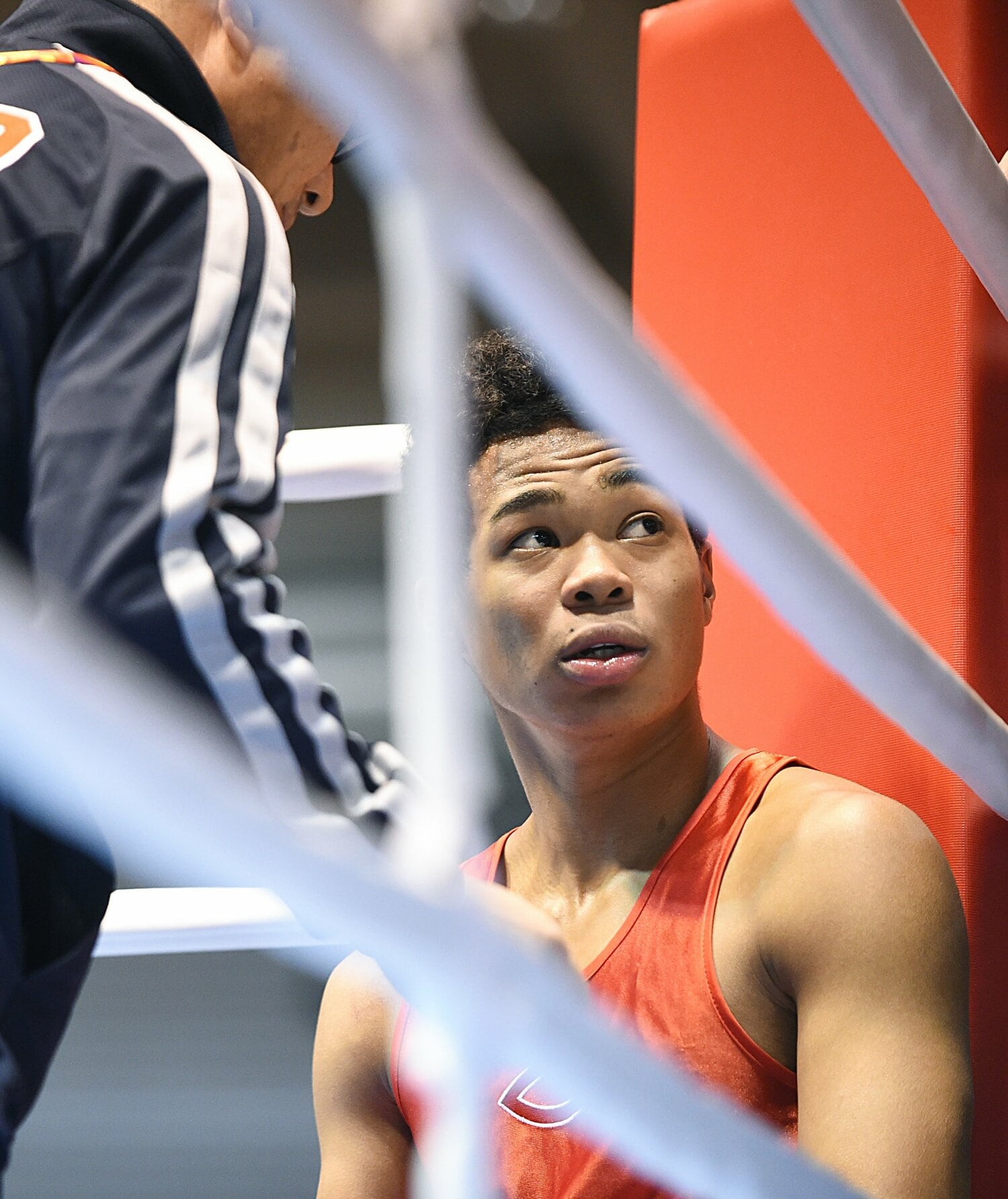 岡澤セオンはメールで熱い思いをぶつけた　©Naoki Fukuda