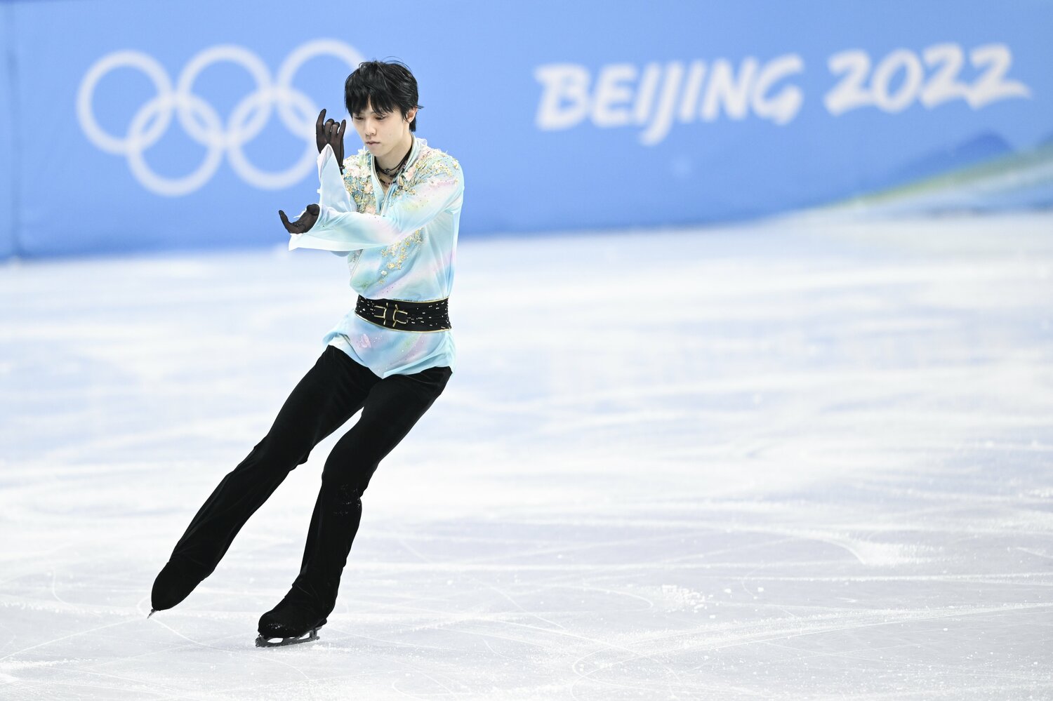 初めて4アクセルに認定された羽生結弦の北京五輪フリーの演技 ©︎Asami Enomoto/JMPA