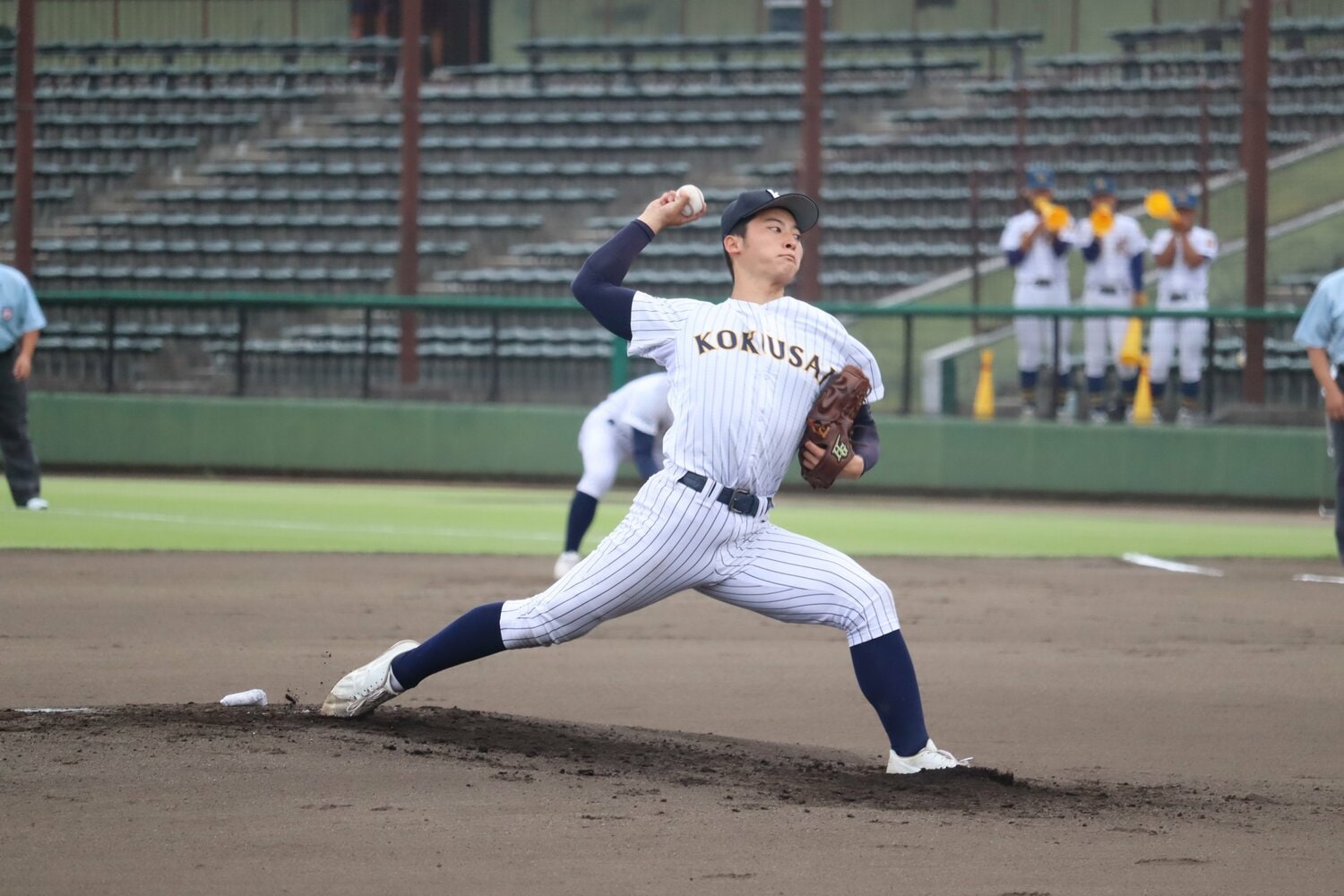 聖光学院打線を2安打に抑えた照沼 ©Genki Taguchi