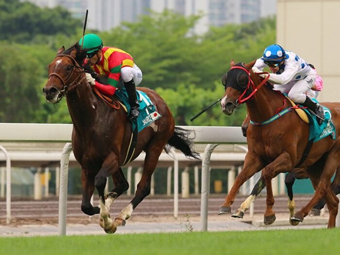 モーリス1着は岩よりも堅い……か？あまりの強さに少頭数な安田記念。＜Number Web＞ photograph by Yuji Takahashi