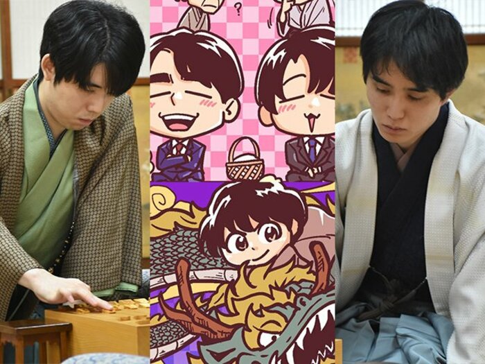 藤井聡太竜王と対決…「盤外では恐竜とも!?」「封じ手は“名字+名前”…佐々木勇気先生、じ、自由だ」観る将マンガ家もホッコリ将棋名場面<Number Web> photograph by 日本将棋連盟/Junsei Chida