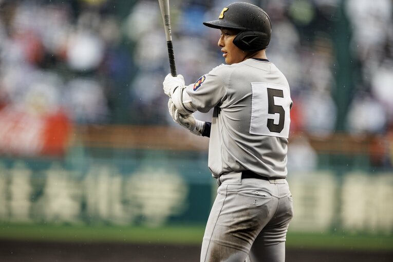 話題を呼んだ清原勝児（慶應／「5番サード」）　©Kichi Matsumoto