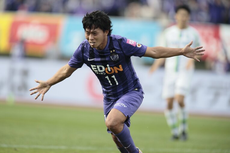 サンフレッチェ時代、ビッグアーチでゴールを量産した佐藤寿人　©Kiichi Matsumoto