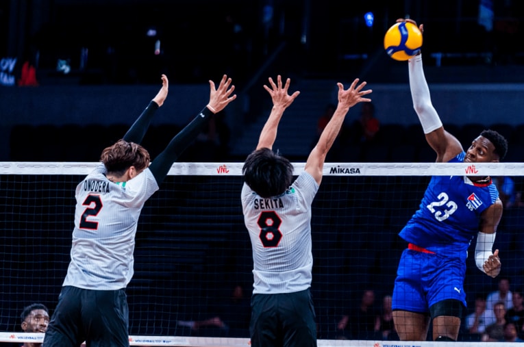 2023年ネーションズリーグ（フランス大会）©︎FIVB