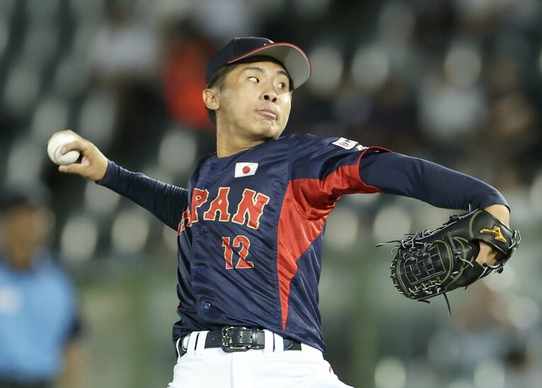 中京大3年生のときには日本代表に選出された　©Sankei Shimbun