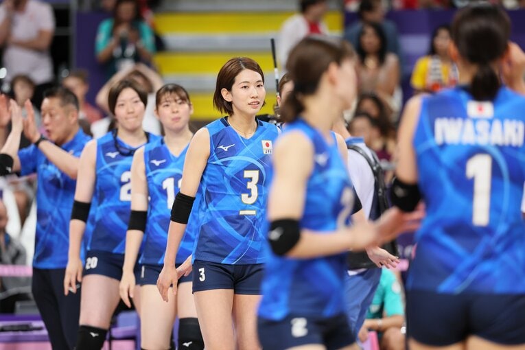 古賀紗理那（パリ五輪 ポーランド戦）©︎Kaoru Watanabe/JMPA