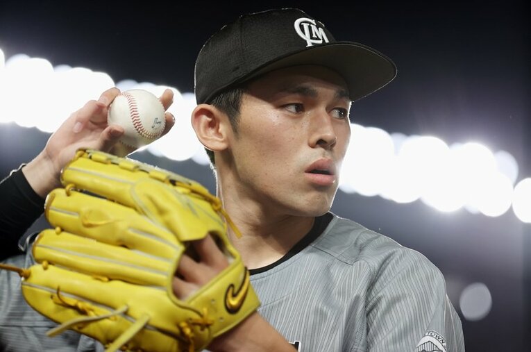 完全試合を達成した今季。終わってみれば、20試合登板で9勝4敗。この数字をどう考えるべきか？ ／ photograph by JIJI PRESS