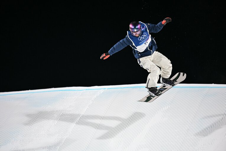 木村葵来が金メダル、木俣椋真が銀メダルを獲得した男子ビッグエア　©Nanae Suzuki／JMPA