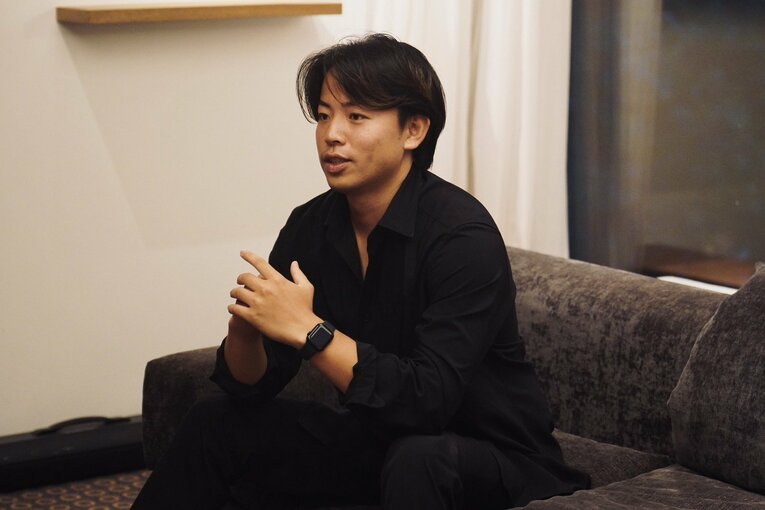宮内との出会いを振り返った渡辺さん（写真＝本人提供）