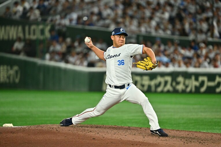 今季は中継ぎの一角として大活躍　©Hideki Sugiyama
