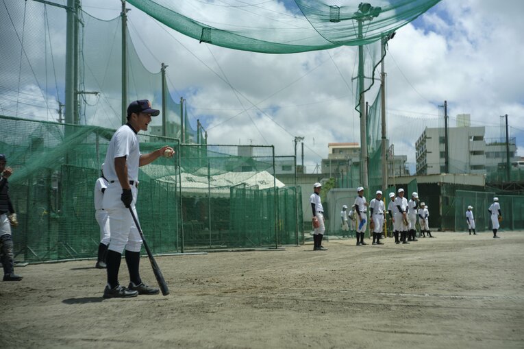 興南高校の練習風景　©︎Atsushi Hashimoto