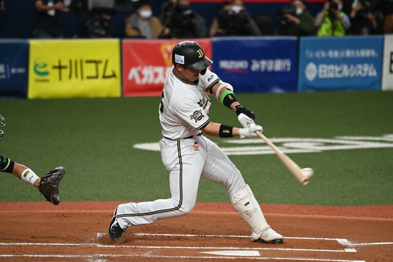 オリックス頓宮裕真（2022年日本シリーズ）©︎Naoya Sanuki