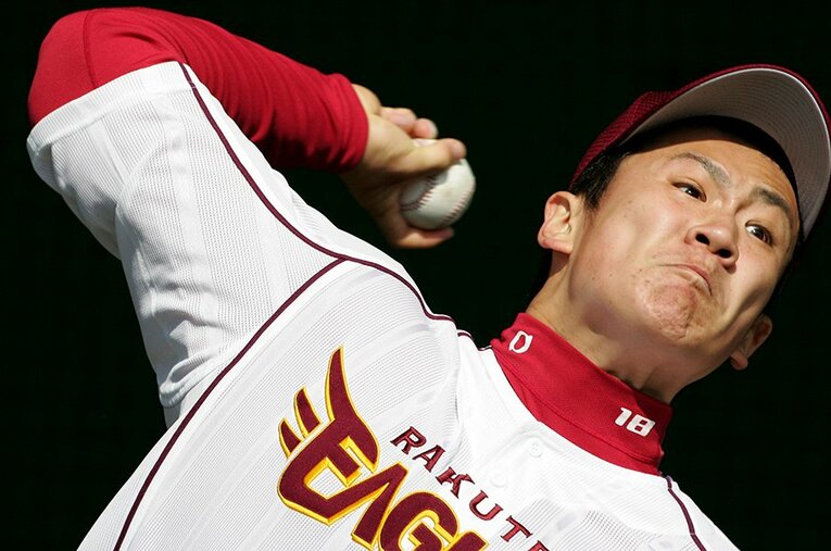 2007年、ルーキー時代の楽天・田中将大 ／ photograph by Tamon Matsuzono