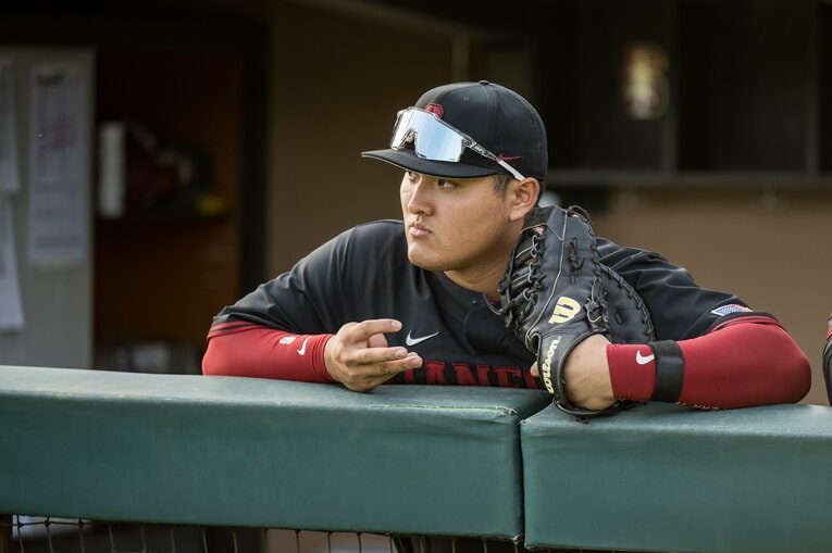 現在、スタンフォード大に所属している佐々木麟太郎　©Getty Images