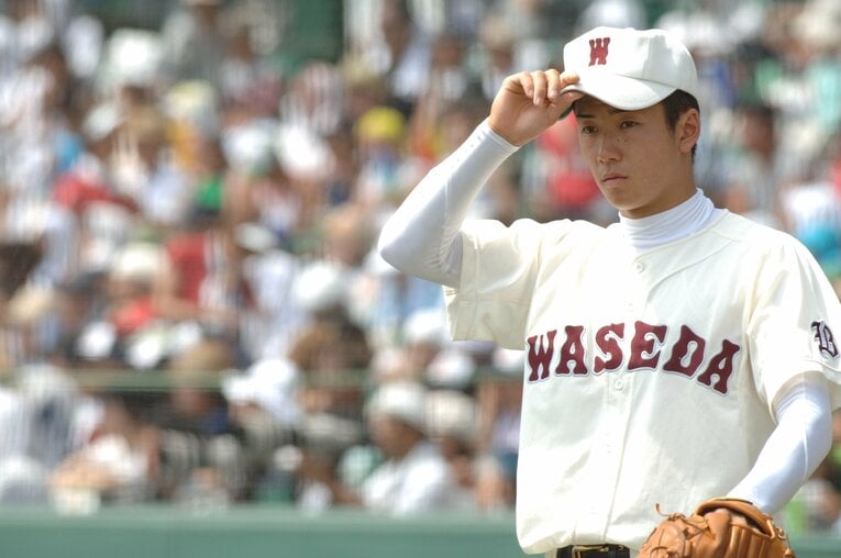 早実・斎藤佑樹／2006年夏の甲子園　©︎Takashi Shimizu