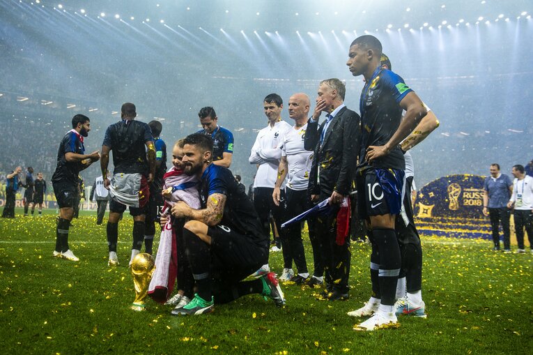 ロシアW杯で王者となったフランス。ここ4大会は連続でヨーロッパ勢が制覇している　©Takuya　Sugiyama/JMPA