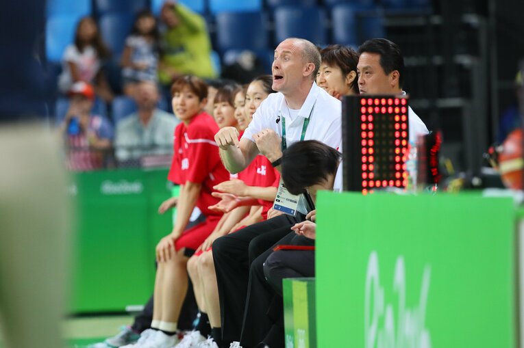 リオ五輪はコーチとして参加したトム・ホーバス ©Yohei Osada/AFLO SPORT