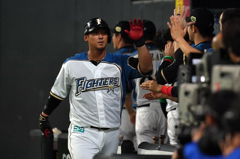 長年にわたって主軸を張る中田翔の“打点食い”っぷりはすさまじい(c)Hideki Sugiyama