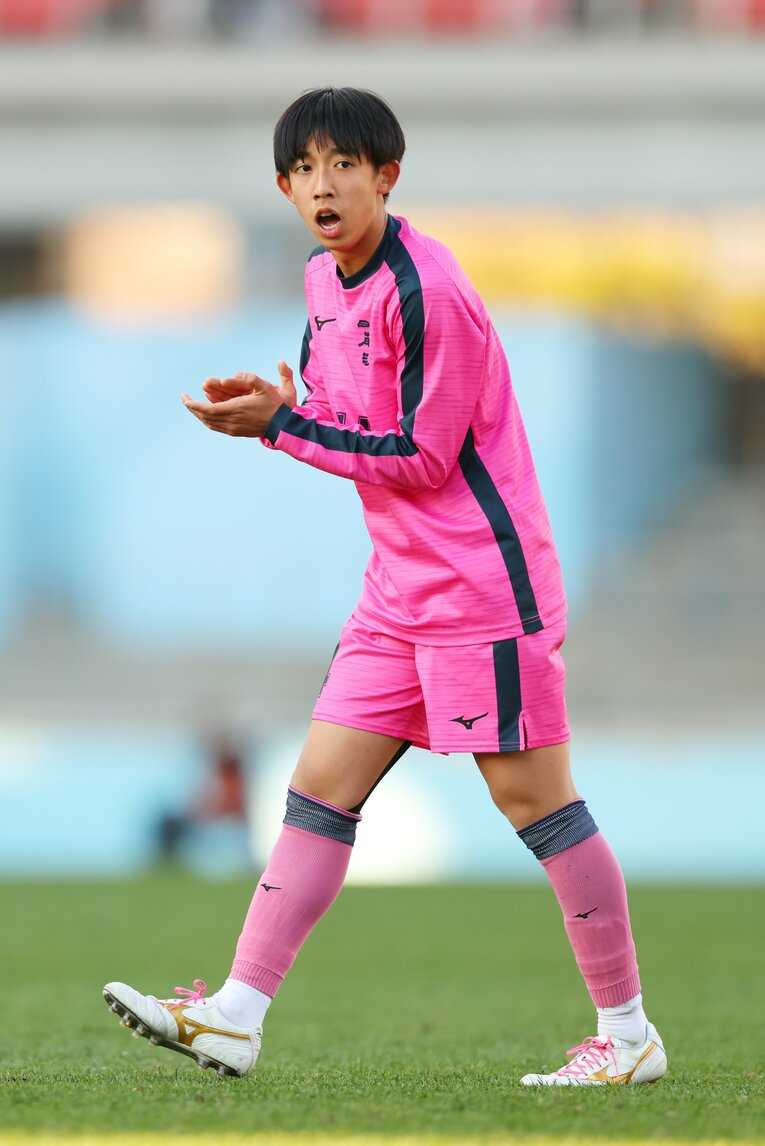 日大藤沢・中村龍剛（2026年撮影）　©︎Naoki Morita/AFLO SPORT