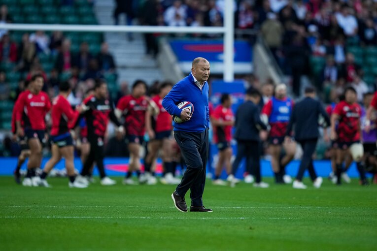 来年5月には世界選抜と対戦するバーバリアンズの指揮することを発表したエディー・ジョーンズ。今後の動向から目が離せない　©︎Akito Iwamoto