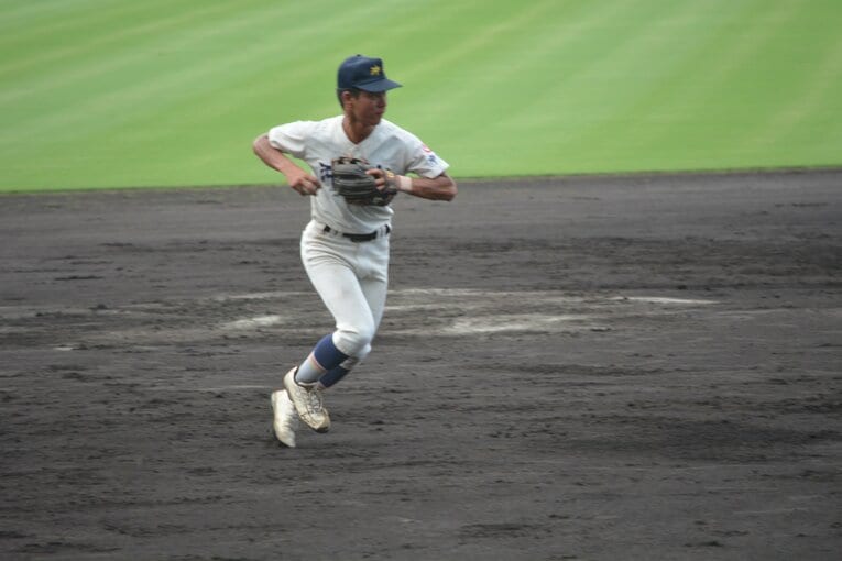 2025年夏の沖縄県大会3回戦。沖縄水産対興南　©Takarin Matsunaga