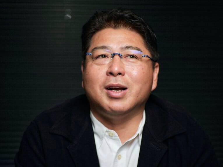 つらい時期の思い出もユーモアたっぷりに話してくれた真中氏　©Yuki Suenaga