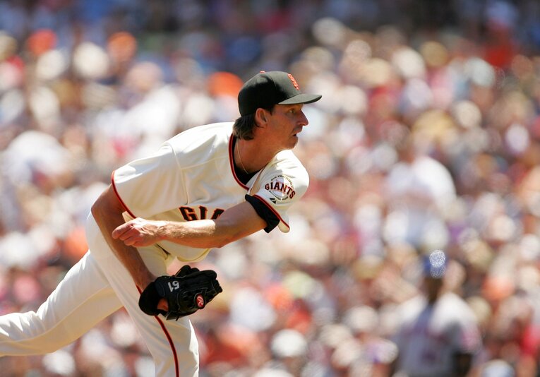 現役最後のシーズンのランディ・ジョンソン（当時46歳）