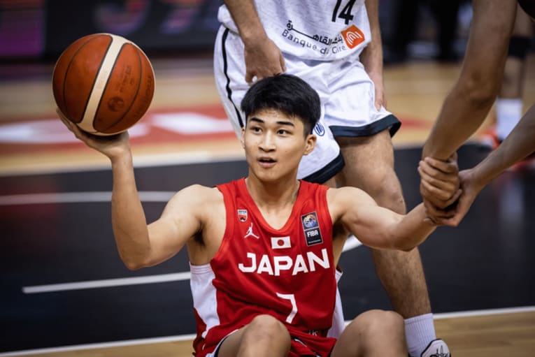 U19W杯／PG湧川颯斗（滋賀レイクス）©︎nextgenhoops