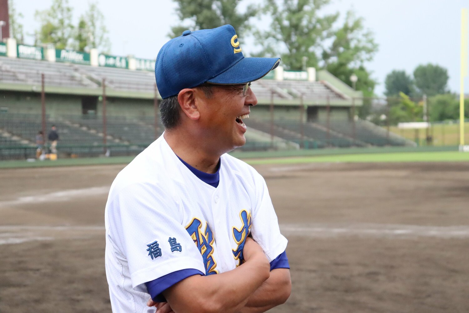 聖光学院の斎藤智也監督　©Genki Taguchi