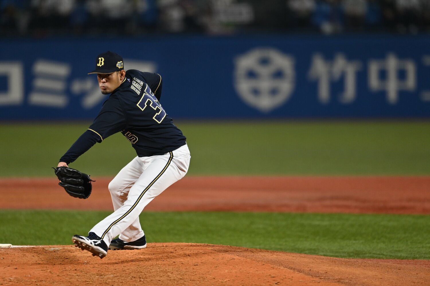 2022年日本シリーズ第1戦で山本由伸の緊急降板というピンチを救った比嘉 ©︎Naoya Sanuki
