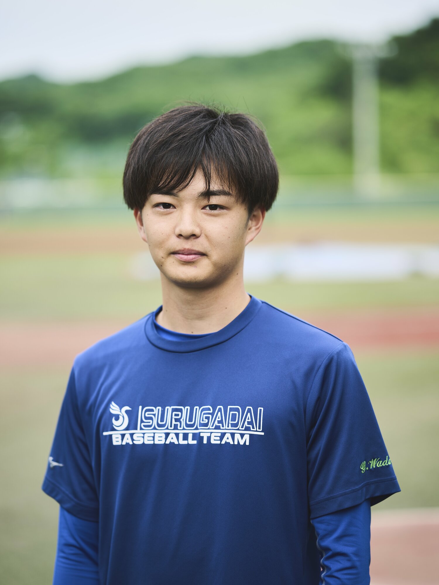 大船渡高で佐々木と同じくピッチャーだった和田吟太。駿河台大学でいまも野球を続ける　©Yuki Suenaga