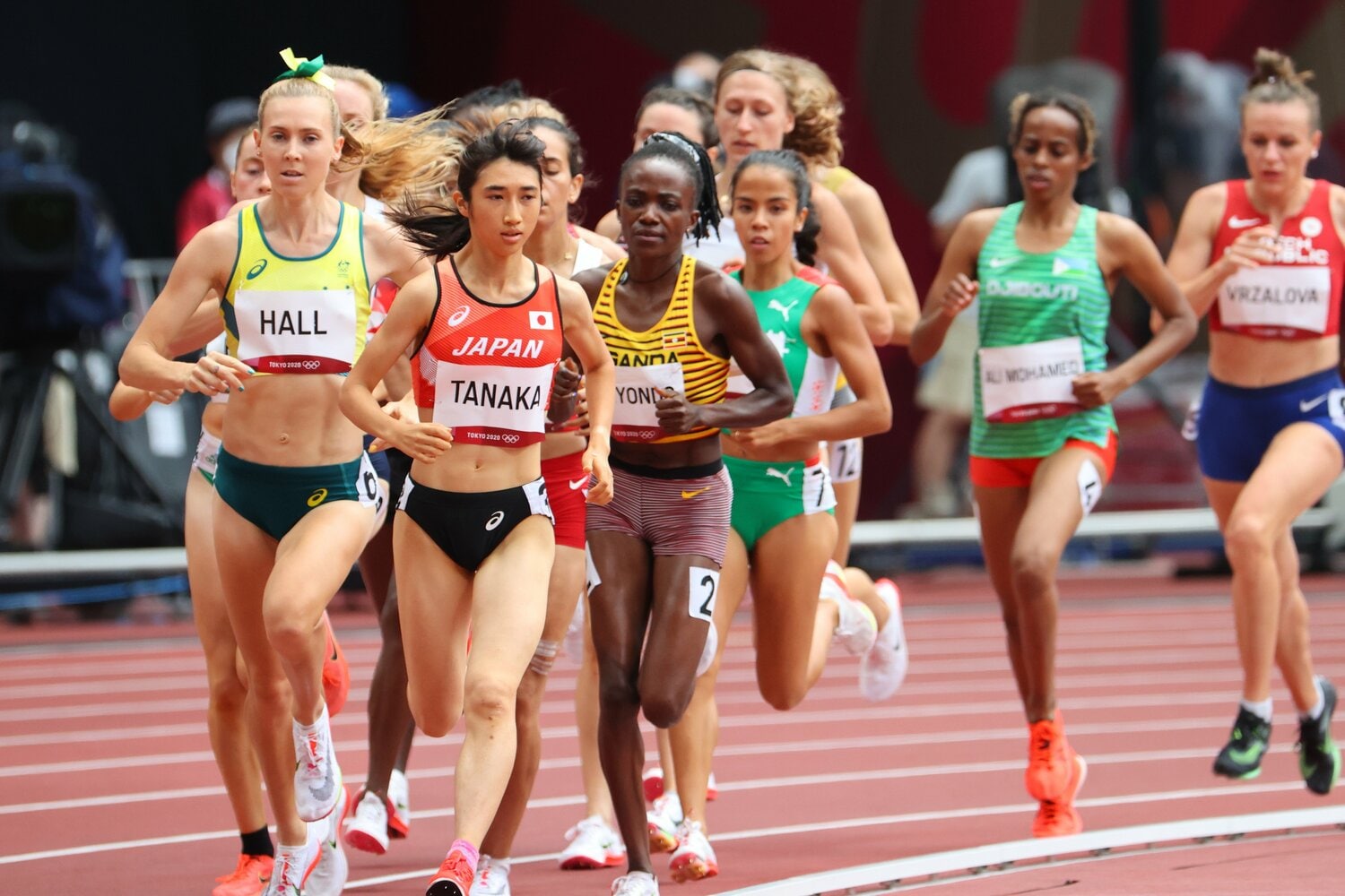 東京オリンピックでは1500mで日本人初の8位入賞を果たした田中。実はインターハイでは頂点に立っていない　©︎JMPA