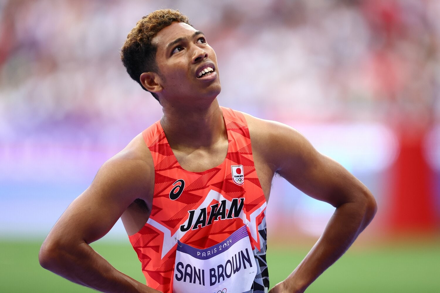 サニブラウンは準決勝で9秒96の自己ベストを記録したものの決勝には残れず　©︎Ryosuke Menju/JMPA