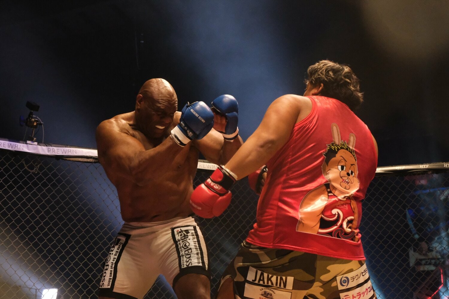 手数で劣ったサップはノッコン寺田に判定負け　©Norihiro Hashimoto