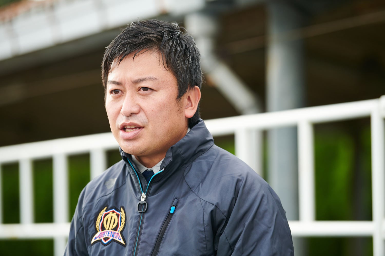 順天堂大学の長門俊介監督（写真は2020年取材当時）　©Ichisei Hiramatsu