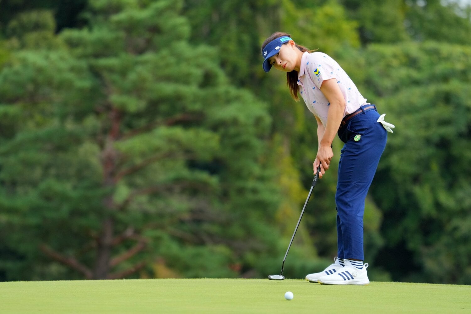 新しいパターへの手応えを口にした渋野　©︎Yoshimasa Nakano/Getty Images