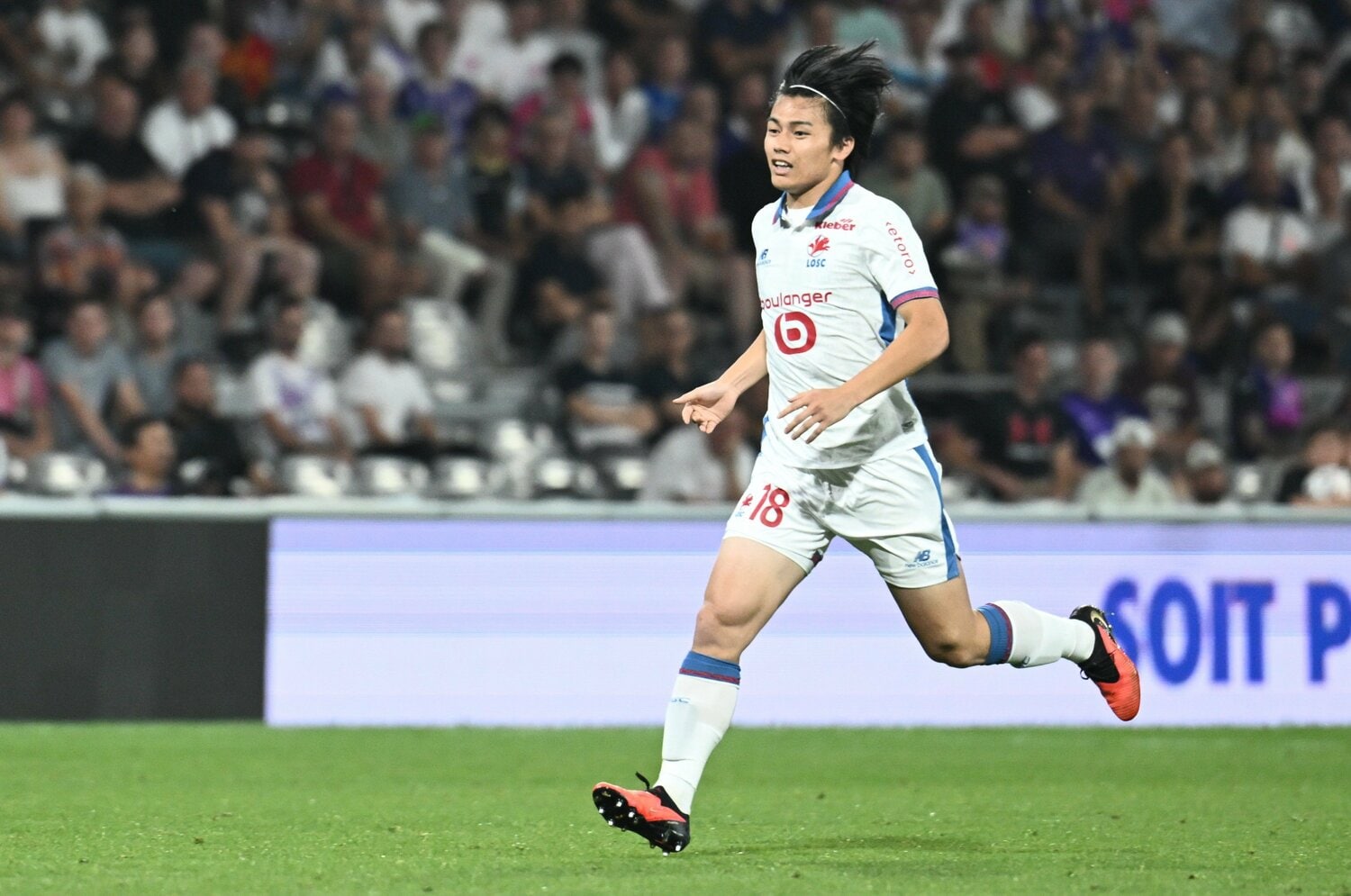 リールでデビューを飾った上田 ©L'EQUIPE/AFLO