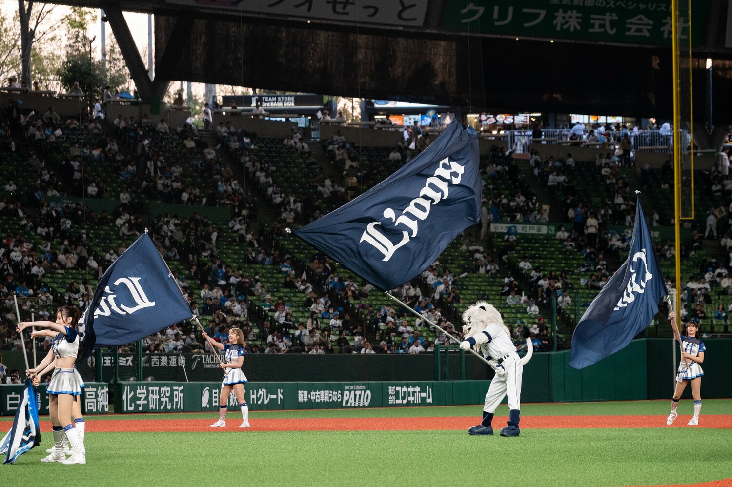 じつはメジャースカウトが集う西武の本拠地、ベルーナドーム　©Nanae Suzuki